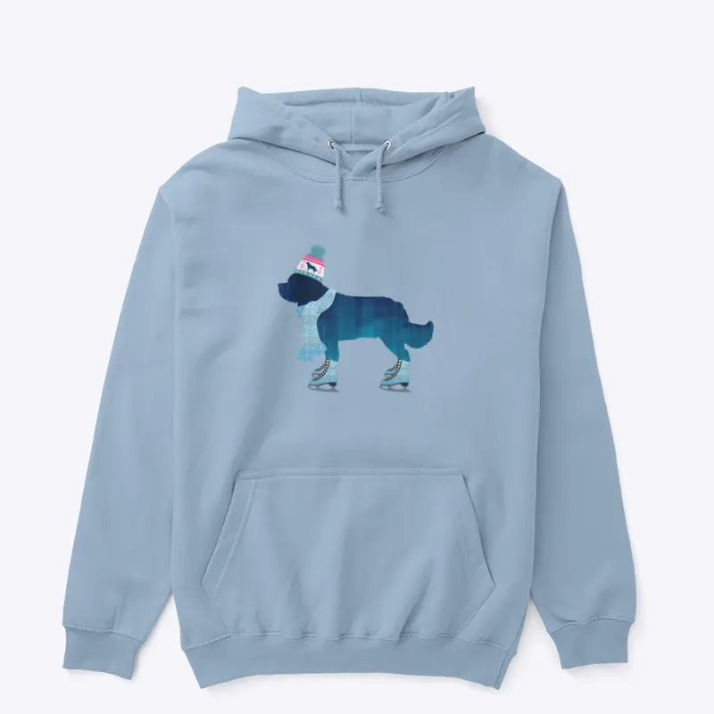 Skater Newfie Sweatshirt and Hoodie