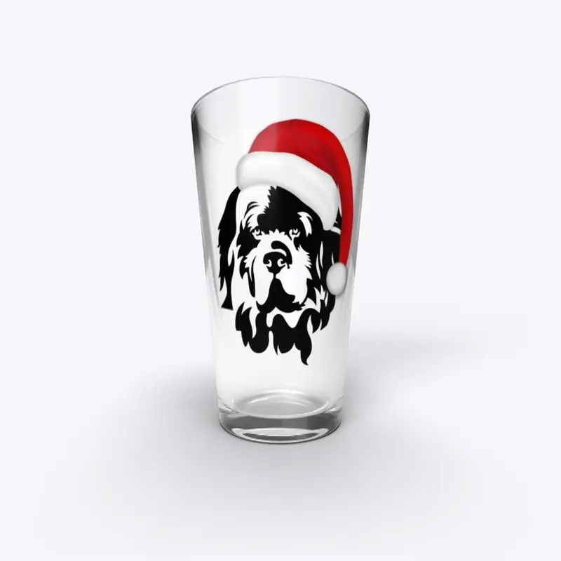 Newfie Santa Pint