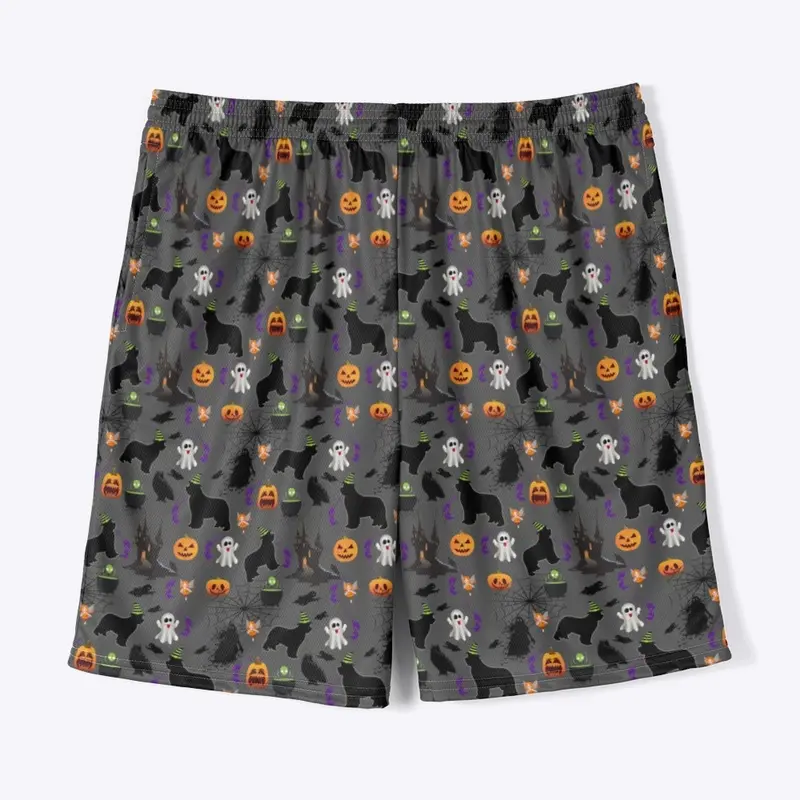 All-Over-Print Halloween Newfie Shorts