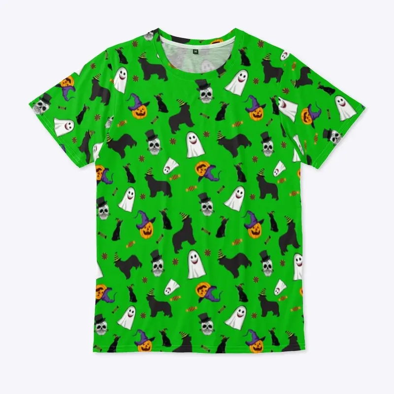 Halloween Pattern Newfie Shirt